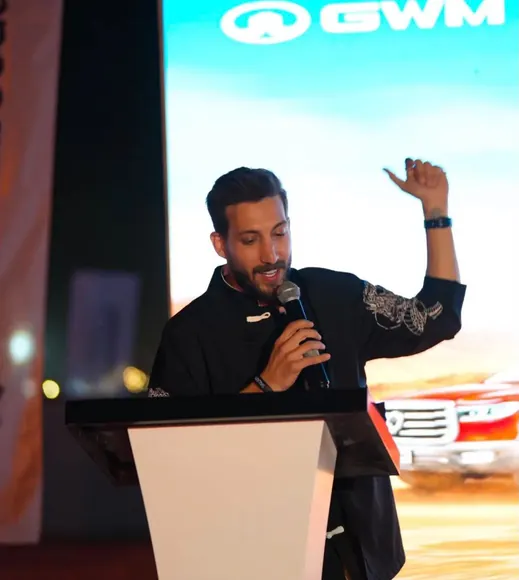 Ahmed hosting the GWM presentation in Liwa